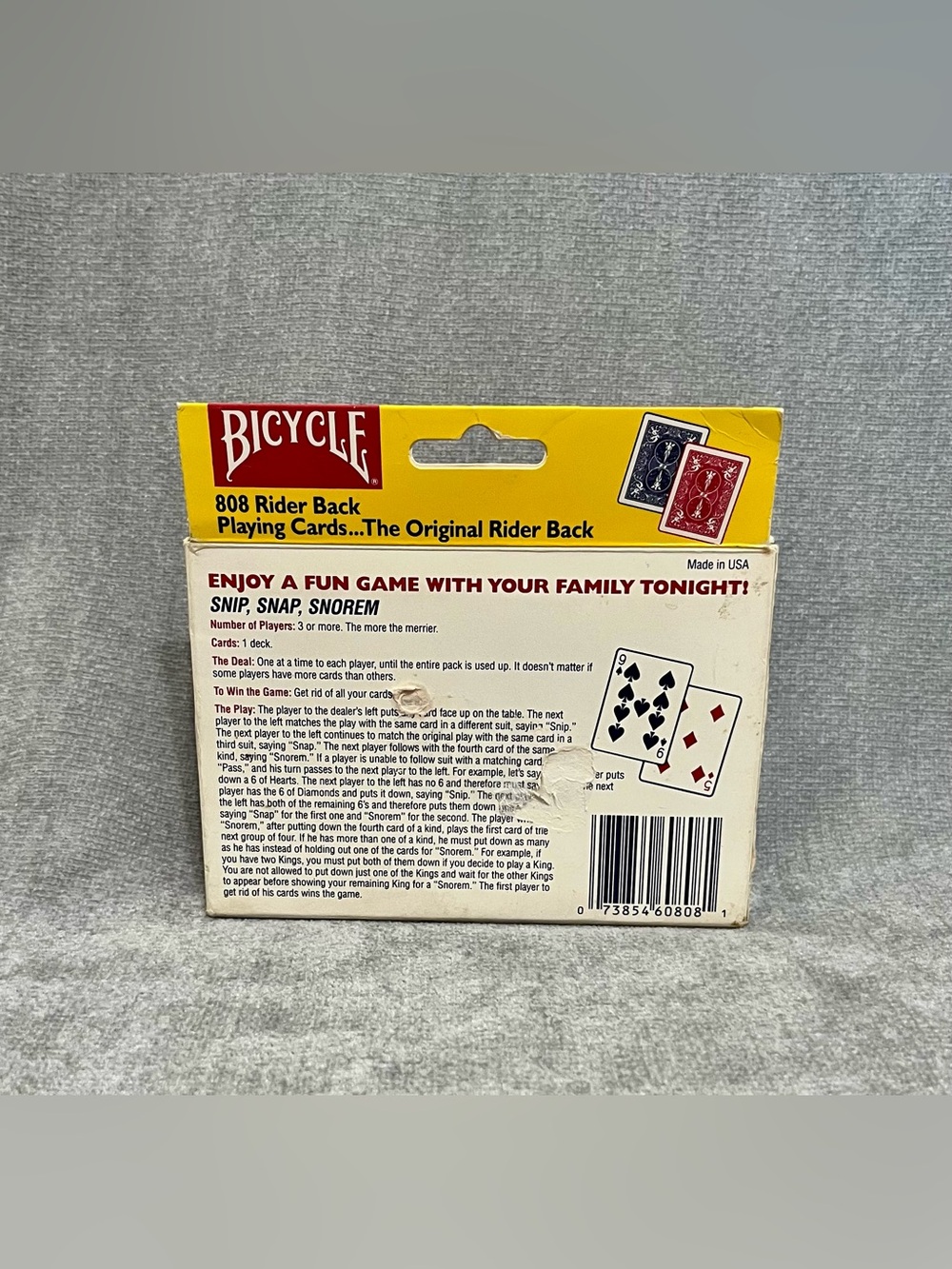 New Vintage Two Bicycle Sealed Rider Back Playing Cards IBM Aptiva Promo - Picture 2 of 11